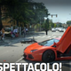 Illustration for article titled Lamborghini Aventador Driver Crashes Into Motorcyclist